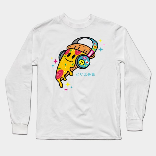 slice of pizza Long Sleeve T-Shirt by Alien cat